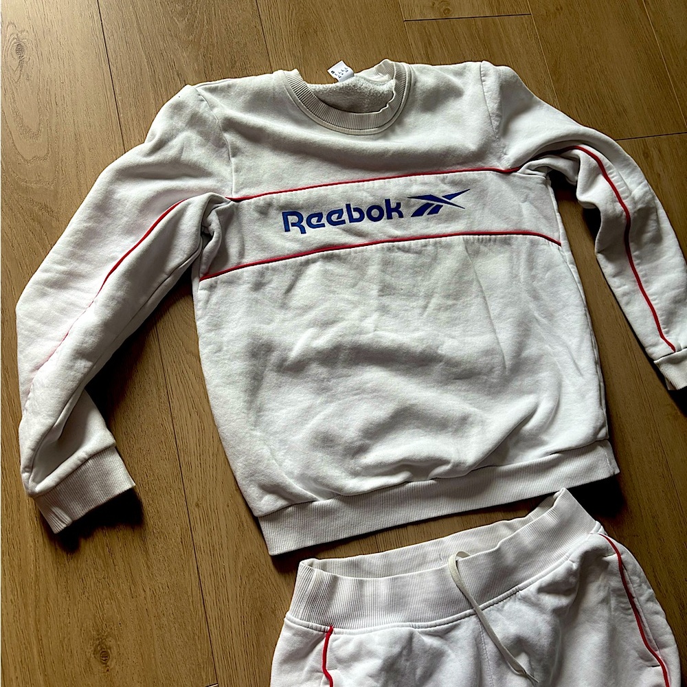 Reebok White tracksuit set
